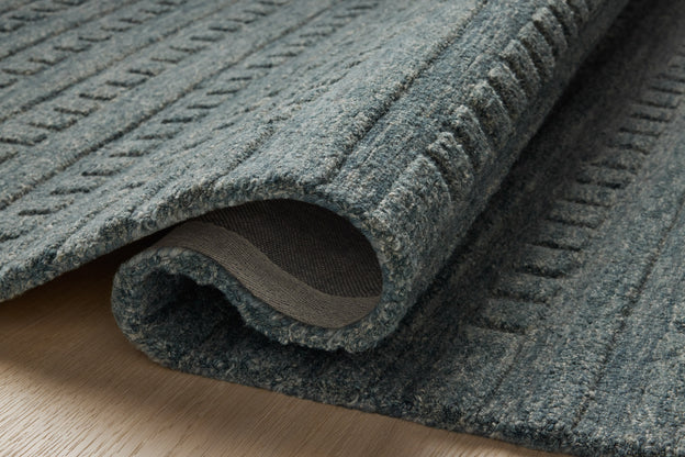 Chris Loves Julia x Loloi Bradley Teal Rug 0-RUGS-wool Loloi