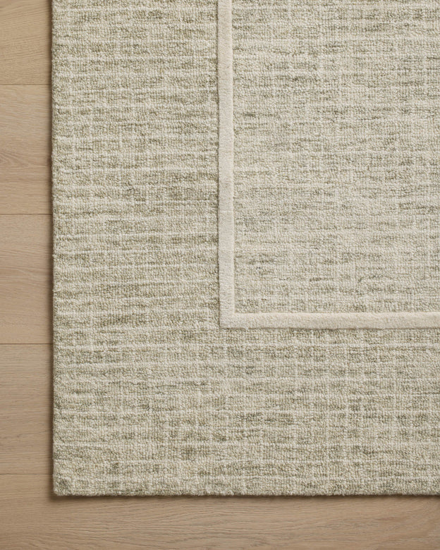 Chris Loves Julia x Loloi Briggs Sage / Ivory Rug 0-RUGS-wool Loloi