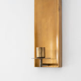 Brass Channel Wall Sconce Candle Holder candle holder Sir/Madam (Aesthetic Movement)
