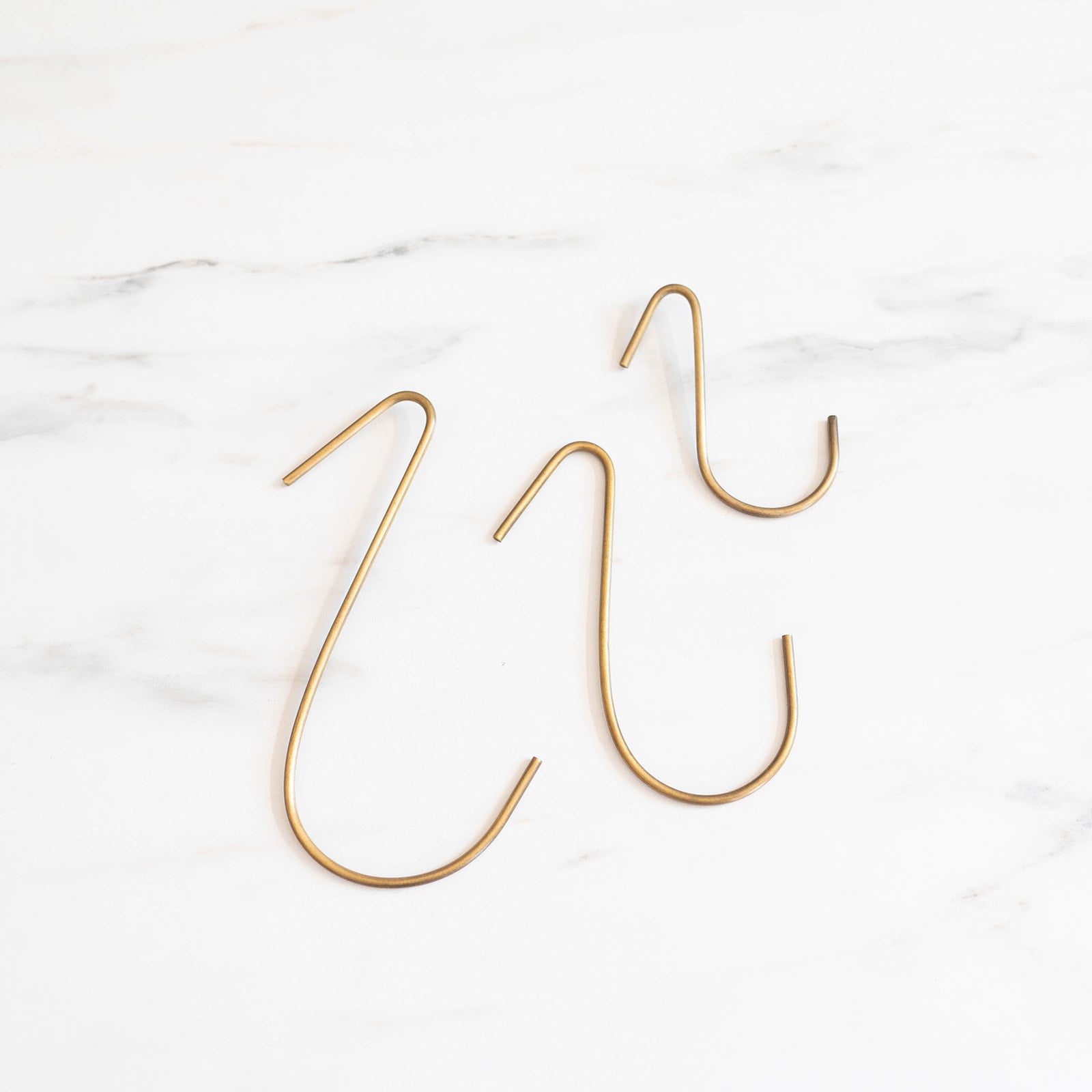Handmade Brass J Hook wall hook Fog Linen Work