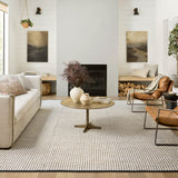Angela Rose x Loloi Colton Ivory/ Black Rug 0-RUGS Loloi