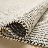 Angela Rose x Loloi Colton Ivory/ Black Rug 0-RUGS Loloi