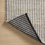 Angela Rose x Loloi Colton Ivory/ Black Rug 0-RUGS Loloi