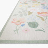 Rifle Paper Co. X Loloi/ Cotswolds Strawberry Fields Ivory Rug 3 - RUGS - patterned Loloi