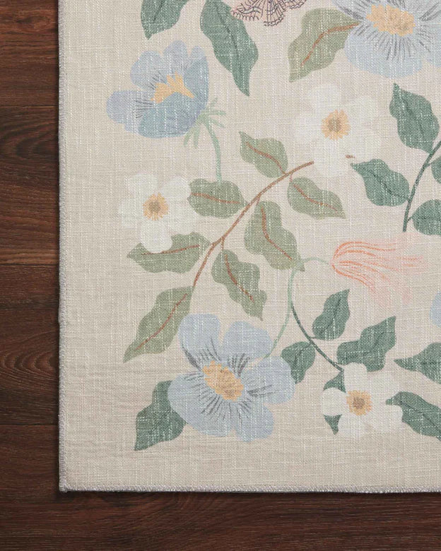 Rifle Paper Co. X Loloi/ Cotswolds Primrose Sand Rug 3 - RUGS - patterned Loloi