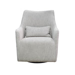 Kenny Swivel Club Chair - Woven Linen 3 - FURNITURE - chair LH IMPORTS