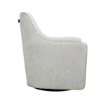 Kenny Swivel Club Chair - Woven Linen 3 - FURNITURE - chair LH IMPORTS