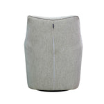 Kenny Swivel Club Chair - Woven Linen 3 - FURNITURE - chair LH IMPORTS