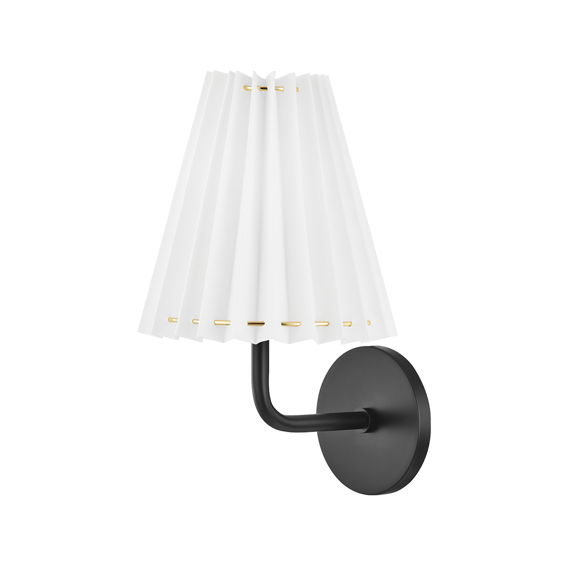 Demi Wall Sconce LIGHTING - sconce Hudson Valley Lighting Curved Soft Black