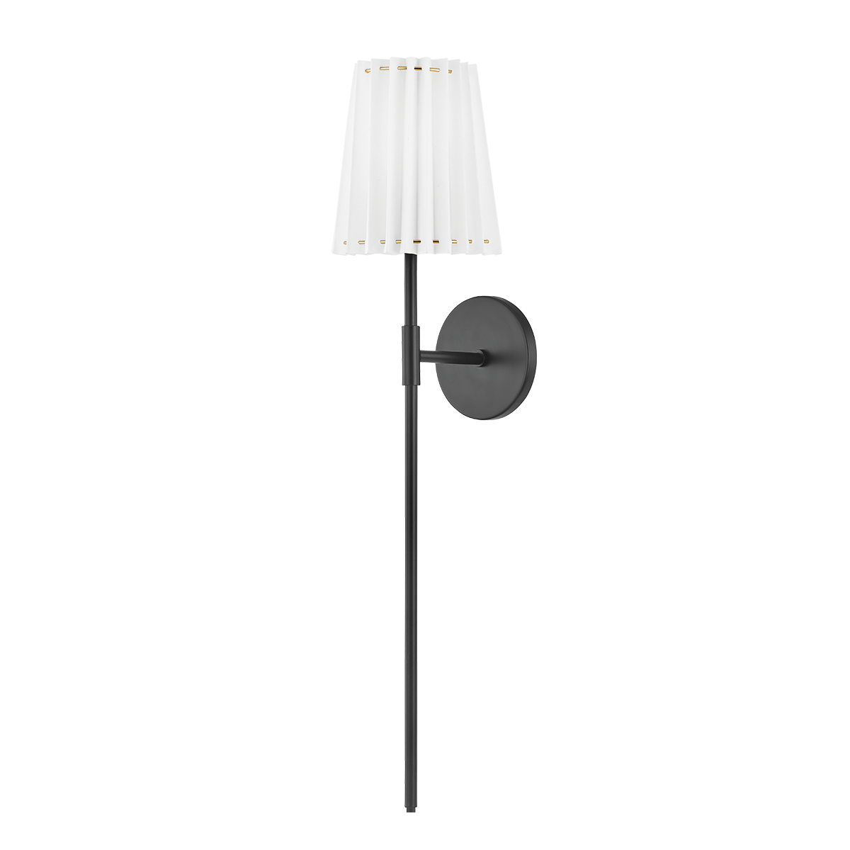 Demi Wall Sconce LIGHTING - sconce Hudson Valley Lighting Straight Soft Black