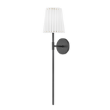 Demi Wall Sconce LIGHTING - sconce Hudson Valley Lighting Straight Soft Black