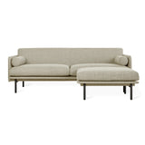 Gus* Modern Foundry Bi-Sectional 2 - FURNITURE - sectional Gus Andorra Almond
