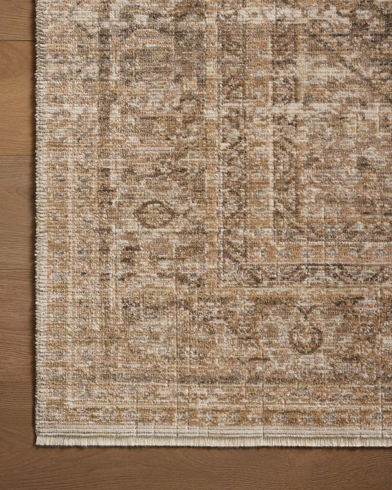 Loloi Heritage Clay / Natural Rug 0-RUGS-patterned Loloi