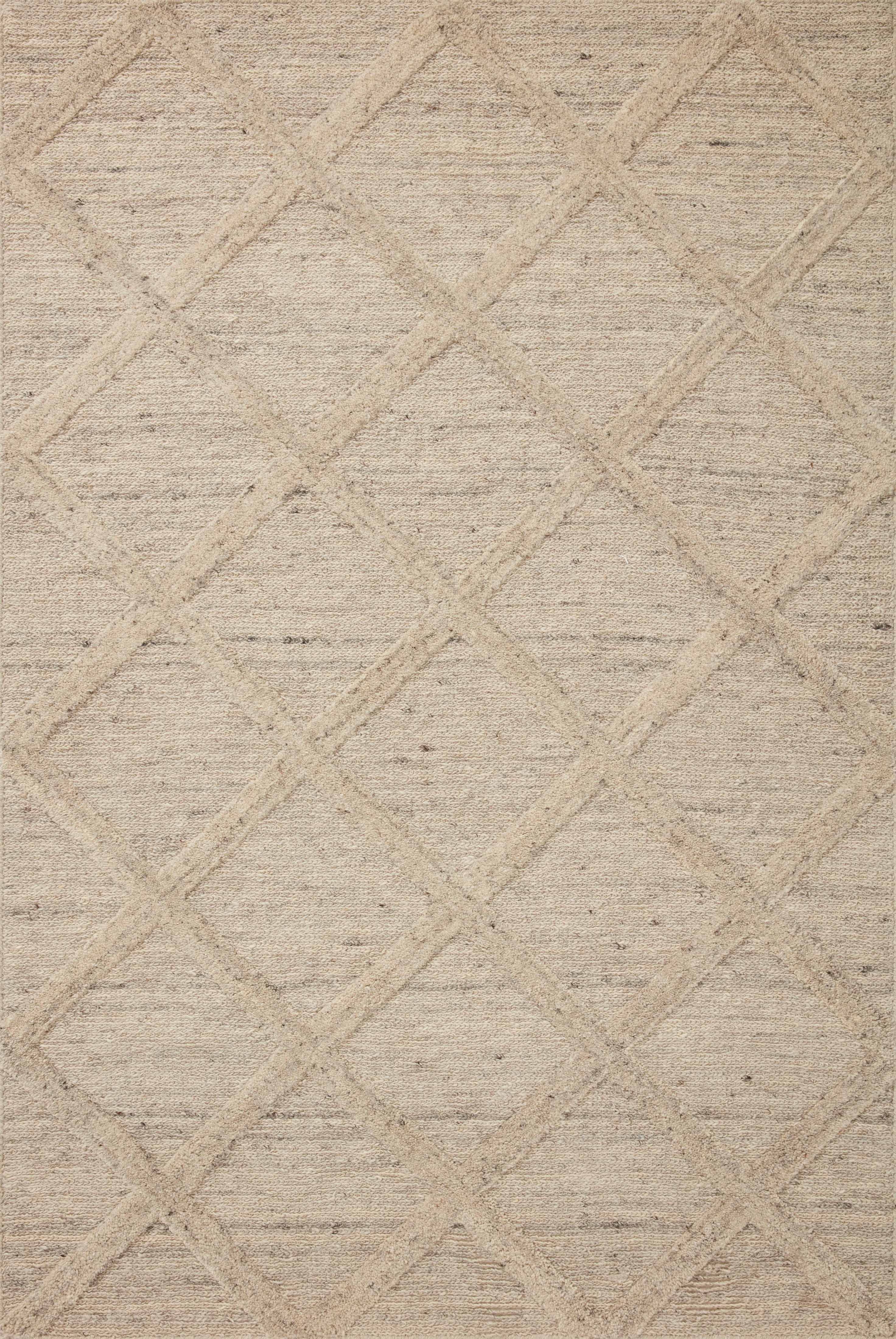 Loloi Hunter Oatmeal Rug 1-RUGS - wool Loloi