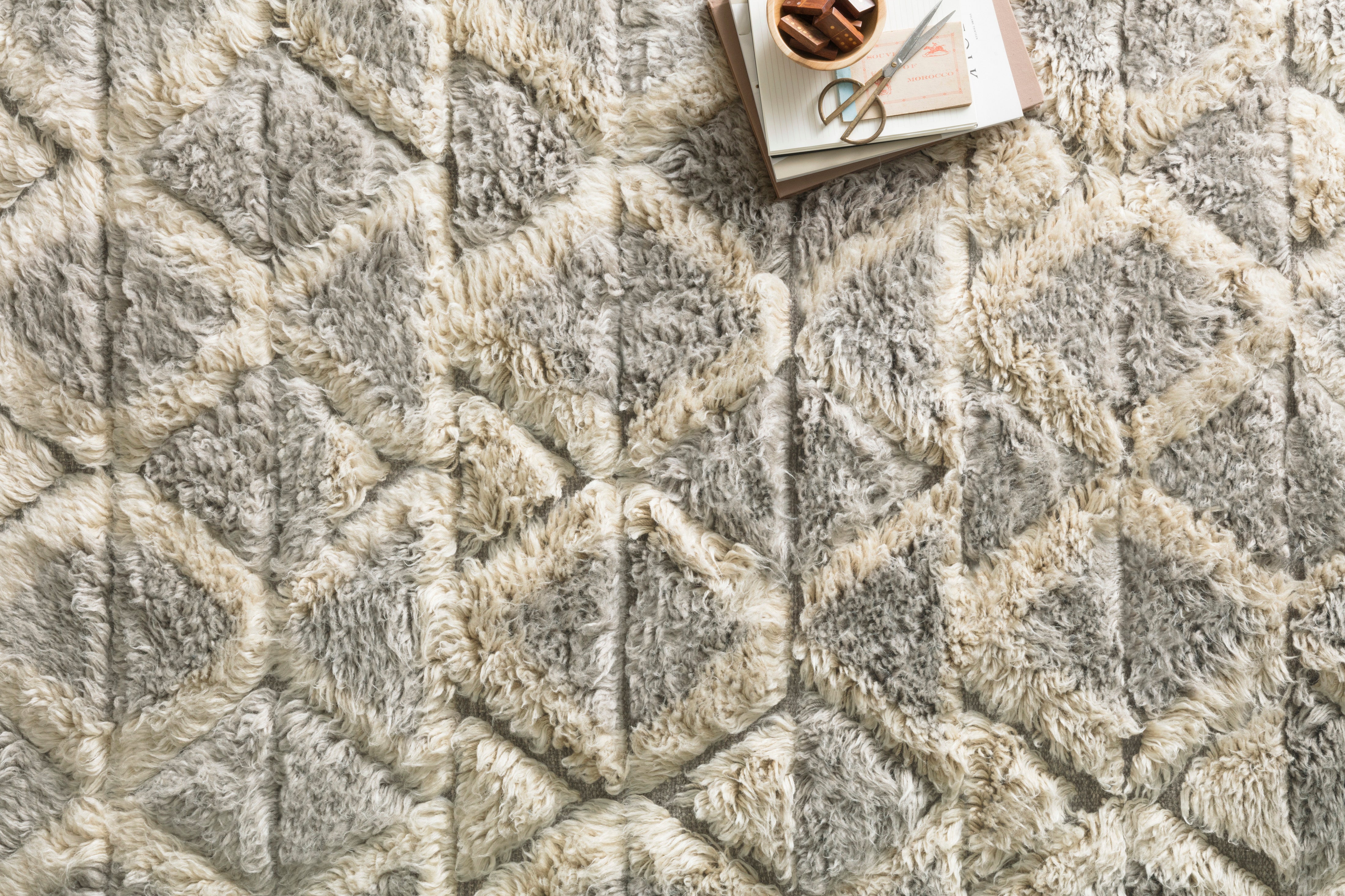 Loloi Hygge Smoke / Taupe Rug 2-RUGS - w Rug & Weave