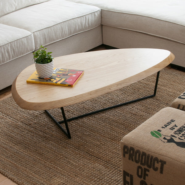 Gus* Modern Hull Coffee Table - Rug & Weave