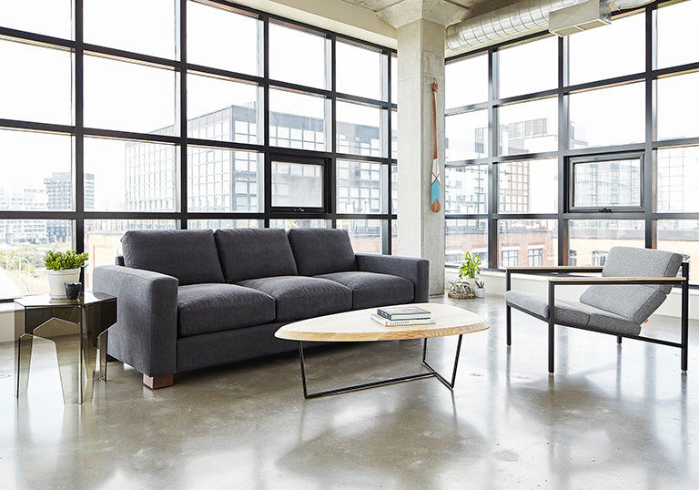 Gus* Modern Hull Coffee Table - Rug & Weave
