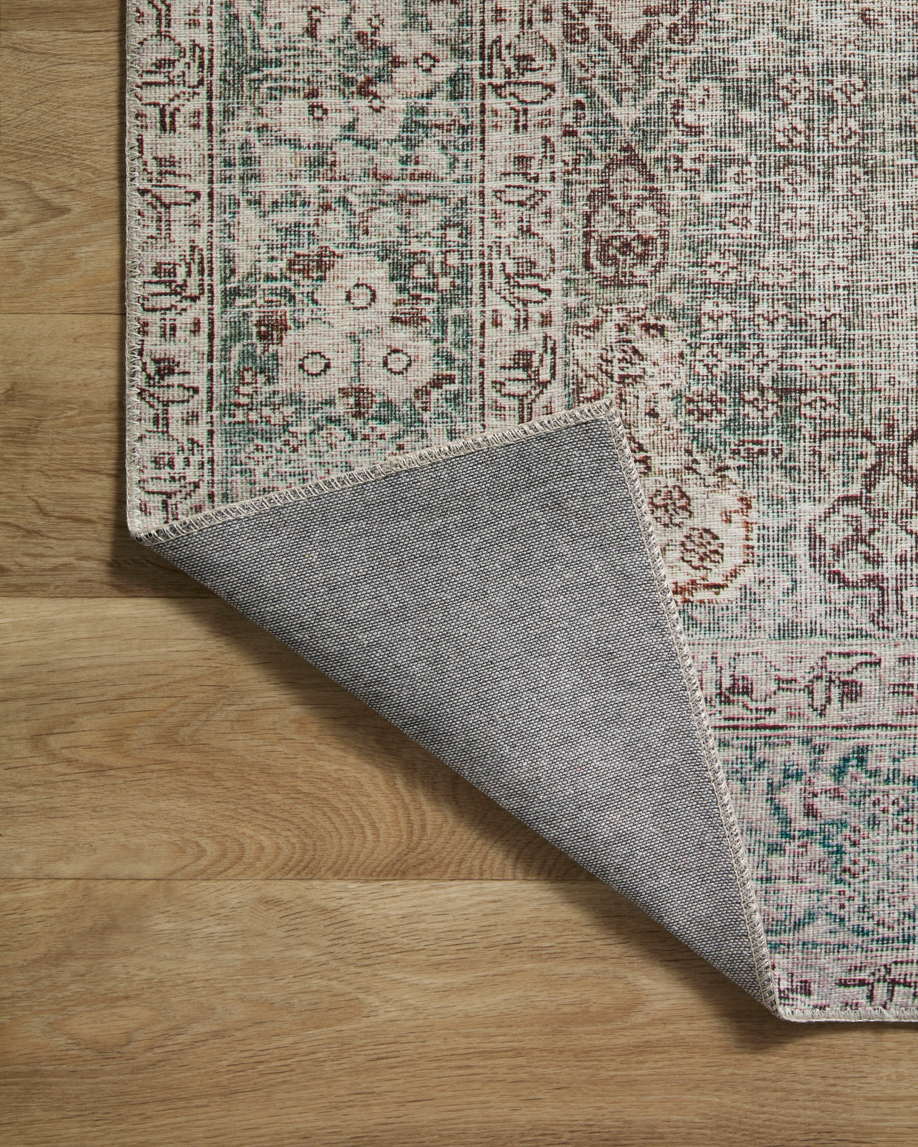 Chris Loves Julia x Loloi Jules Emerald / Antique Ivory Rug 0-patterned Loloi