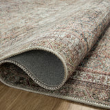 Chris Loves Julia x Loloi Jules Ink / Terracotta Rug 0-patterned rugs Loloi