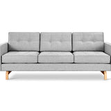 Gus* Modern Jane 2 84" Sofa 1 - FURNITURE - sofa Gus Bayview Silver Ash Natural