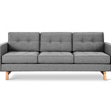 Gus* Modern Jane 2 84" Sofa 1 - FURNITURE - sofa Gus Parliament Stone Ash Natural