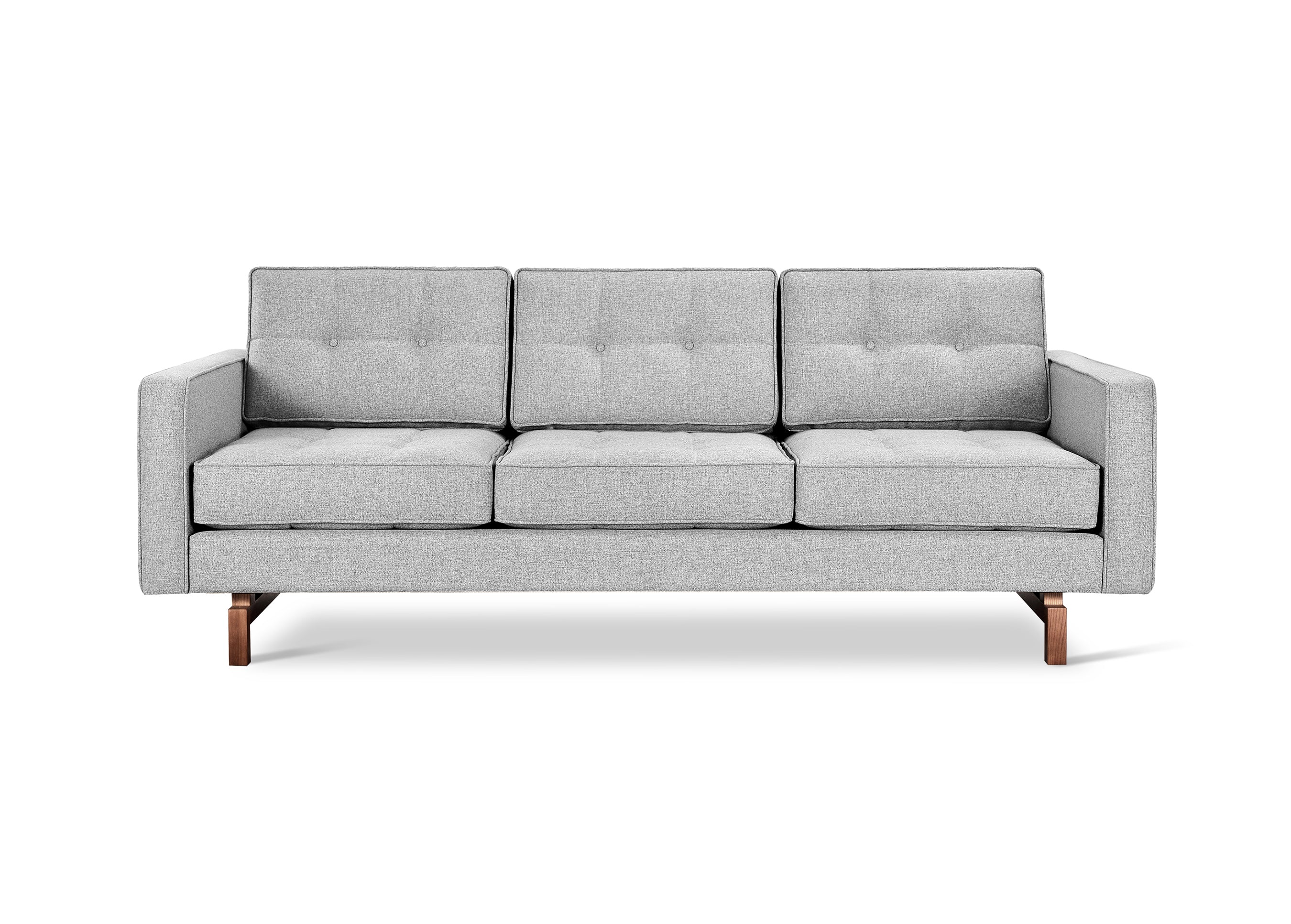 Gus* Modern Jane 2 84" Sofa 1 - FURNITURE - sofa Gus Bayview Silver Walnut