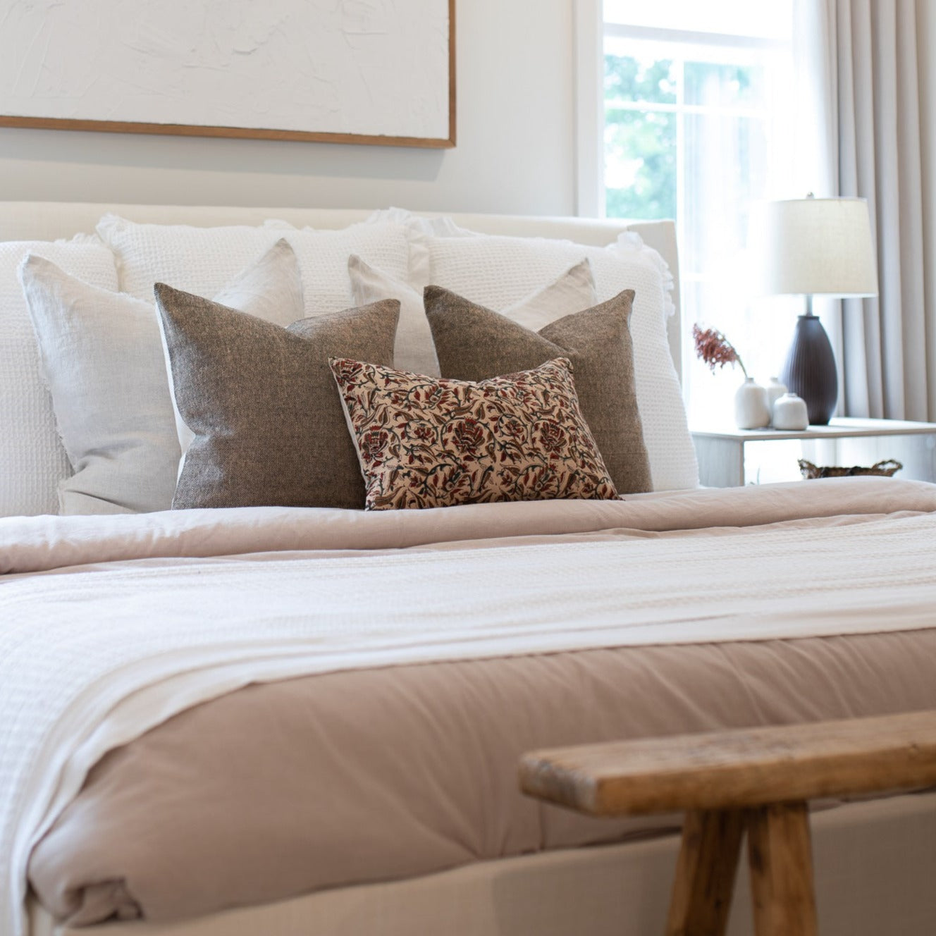 Otis Woven Pillow Cover 2 - PILLOWS - Thai - warm Rug & Weave Pillows