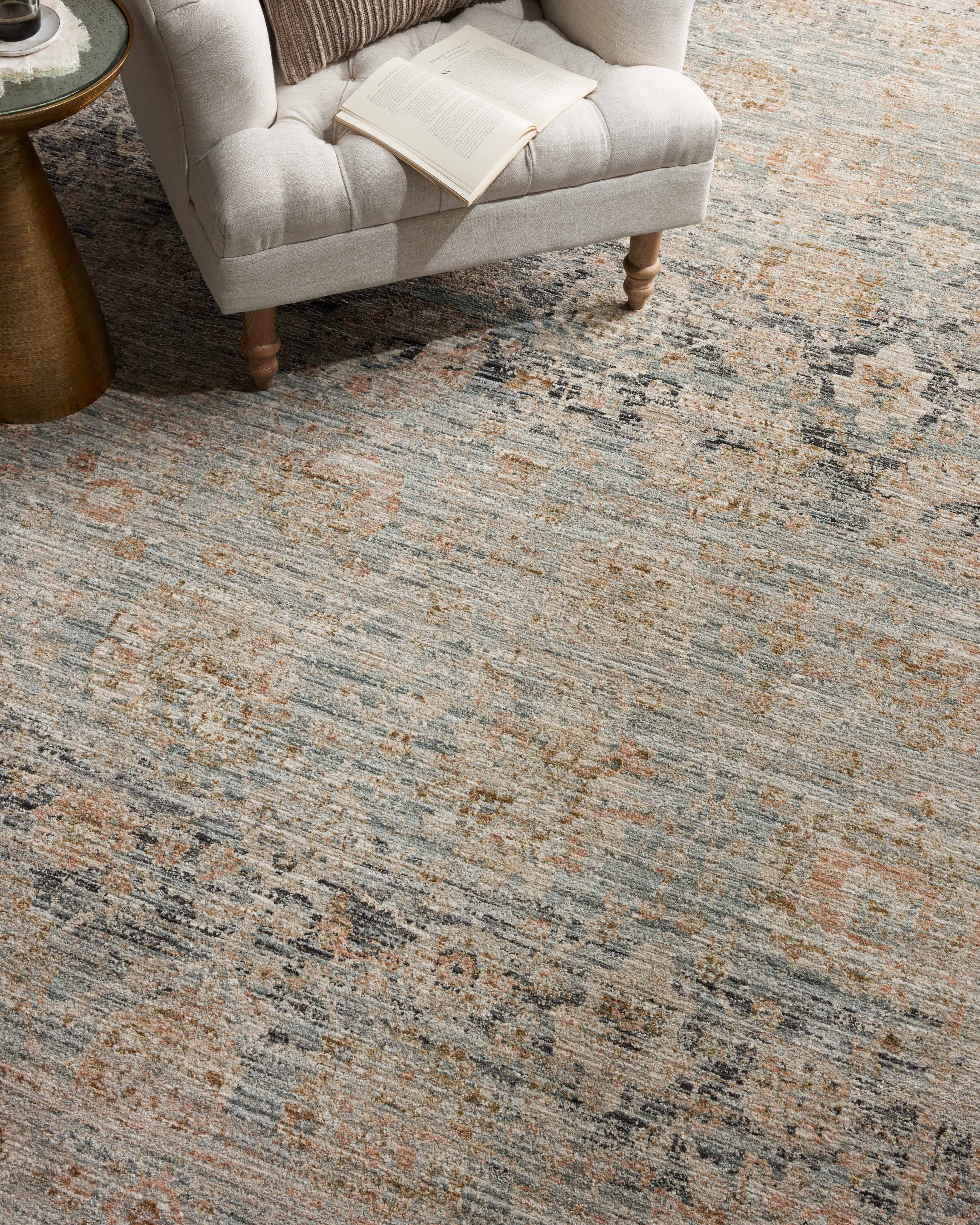 Jean Stoffer x Loloi Katherine Ocean / Coral Rug 0-patterned rugs Loloi
