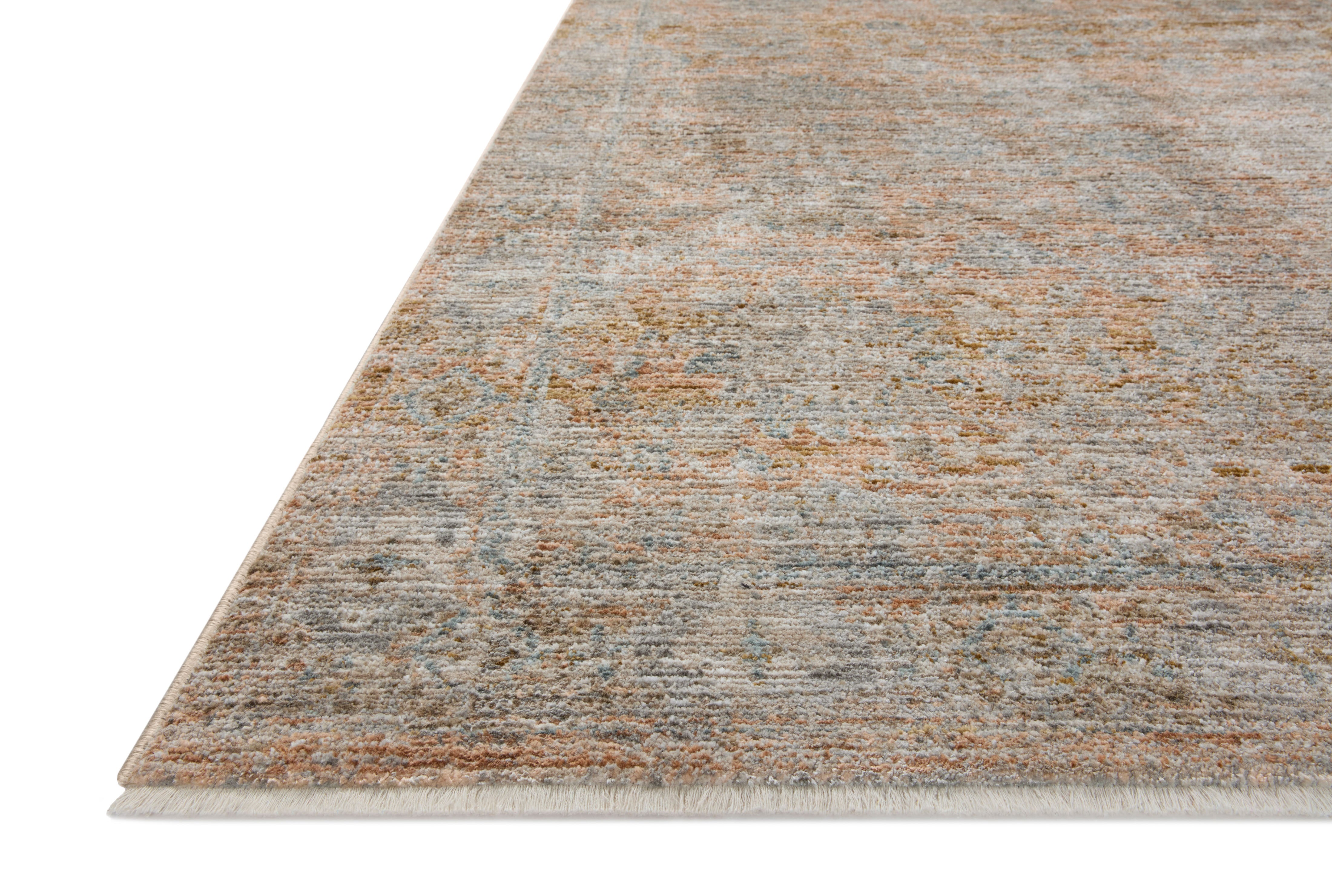 Jean Stoffer x Loloi Katherine Terracotta / Smoke Rug 0-patterned rugs Loloi