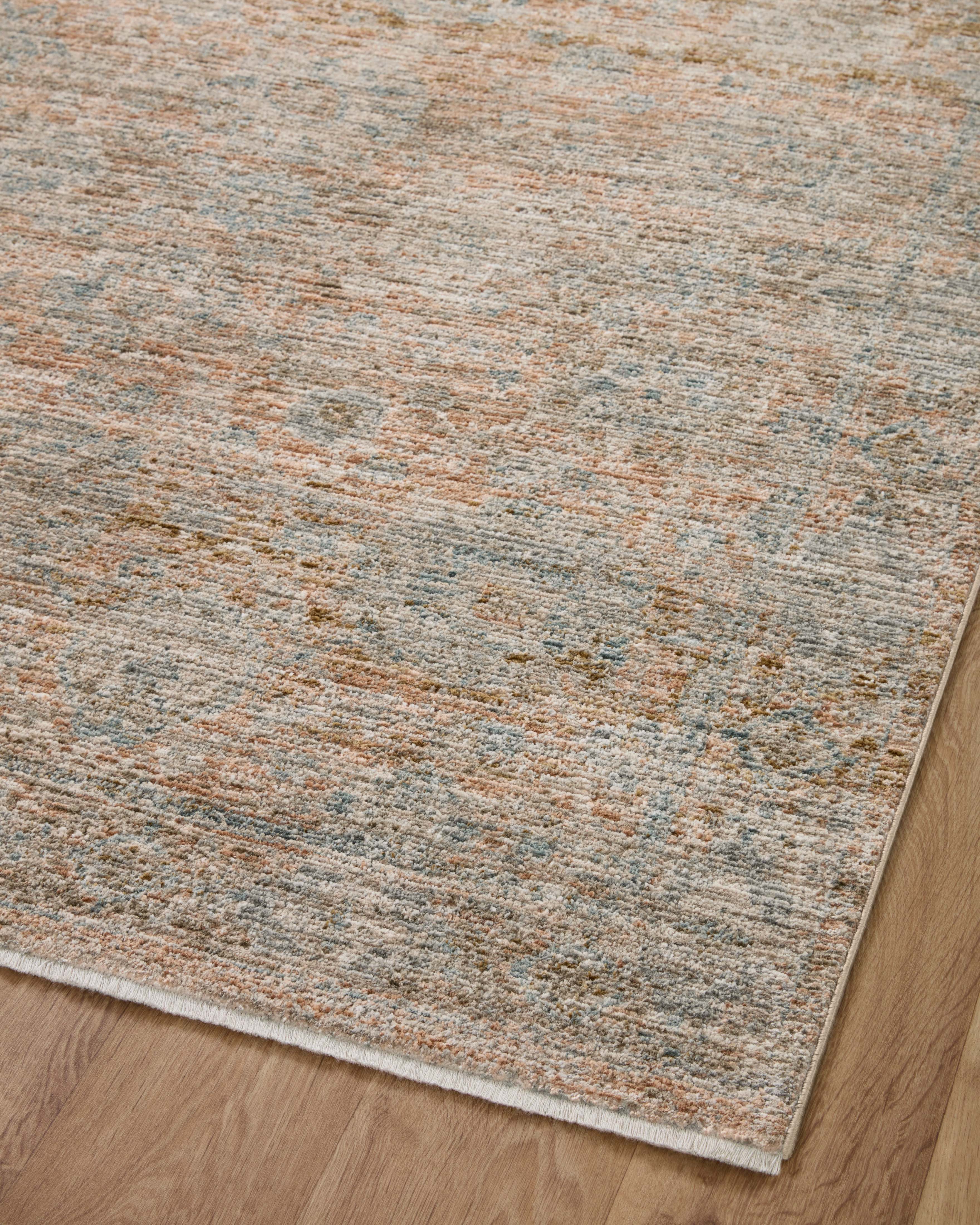 Jean Stoffer x Loloi Katherine Terracotta / Smoke Rug 0-patterned rugs Loloi