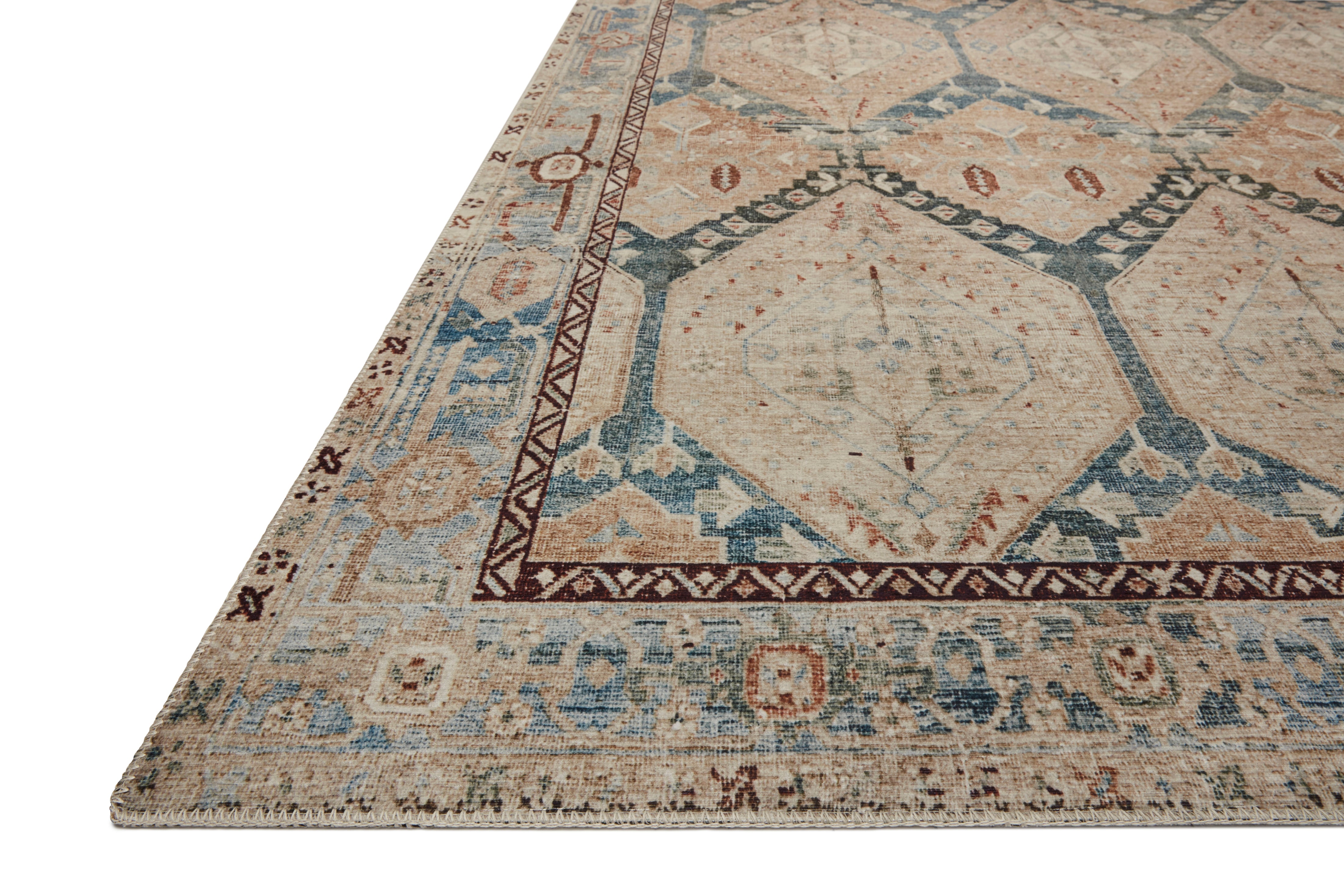 Loloi Lenna Denim / Sand Rug 2 - RUGS - patterned Loloi