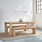 Gus* Modern Plank Dining Table 9 - b - FURNITURE - dining table - rectangle Gus