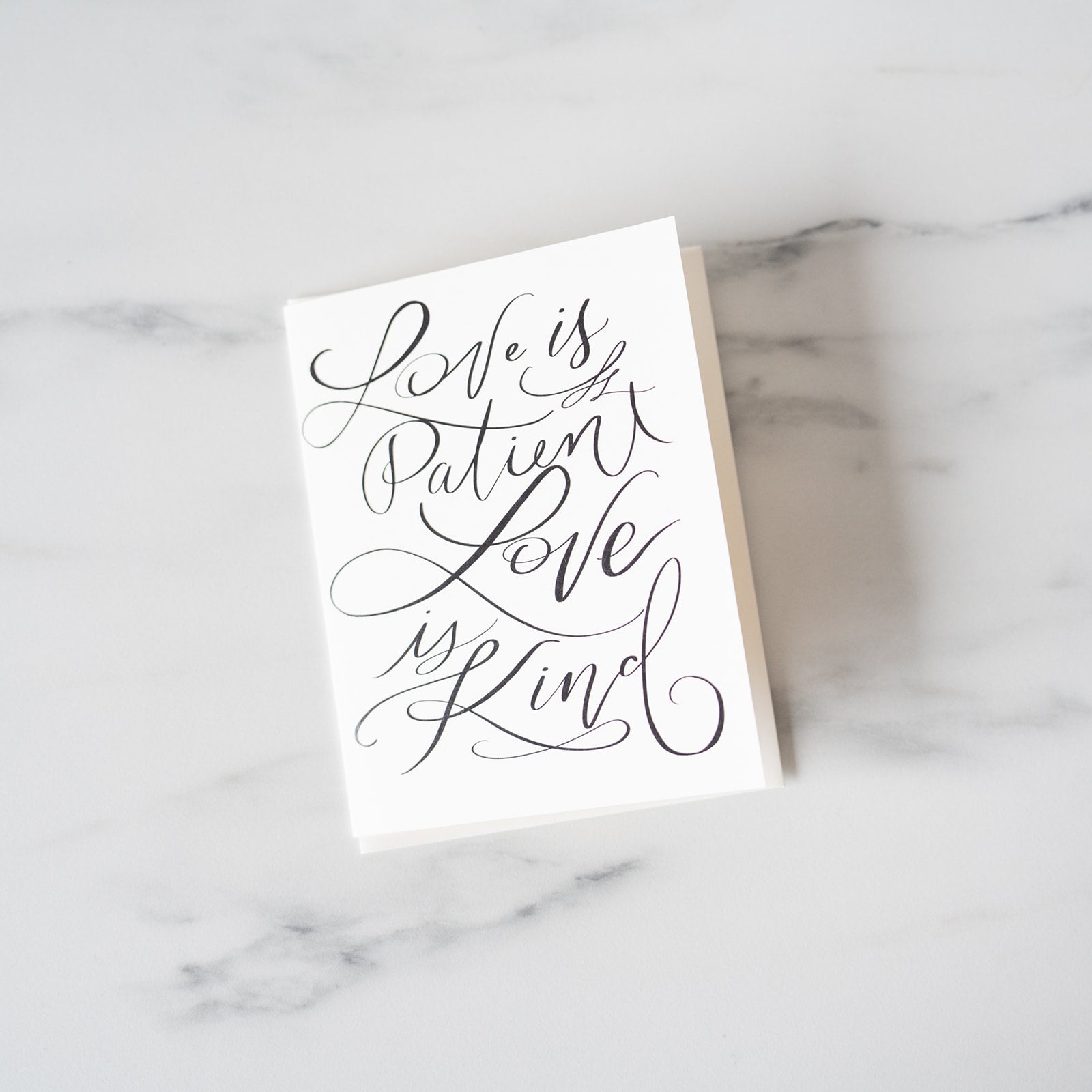 Love Is Patient Card greeting card Inkwell Cards (Faire)