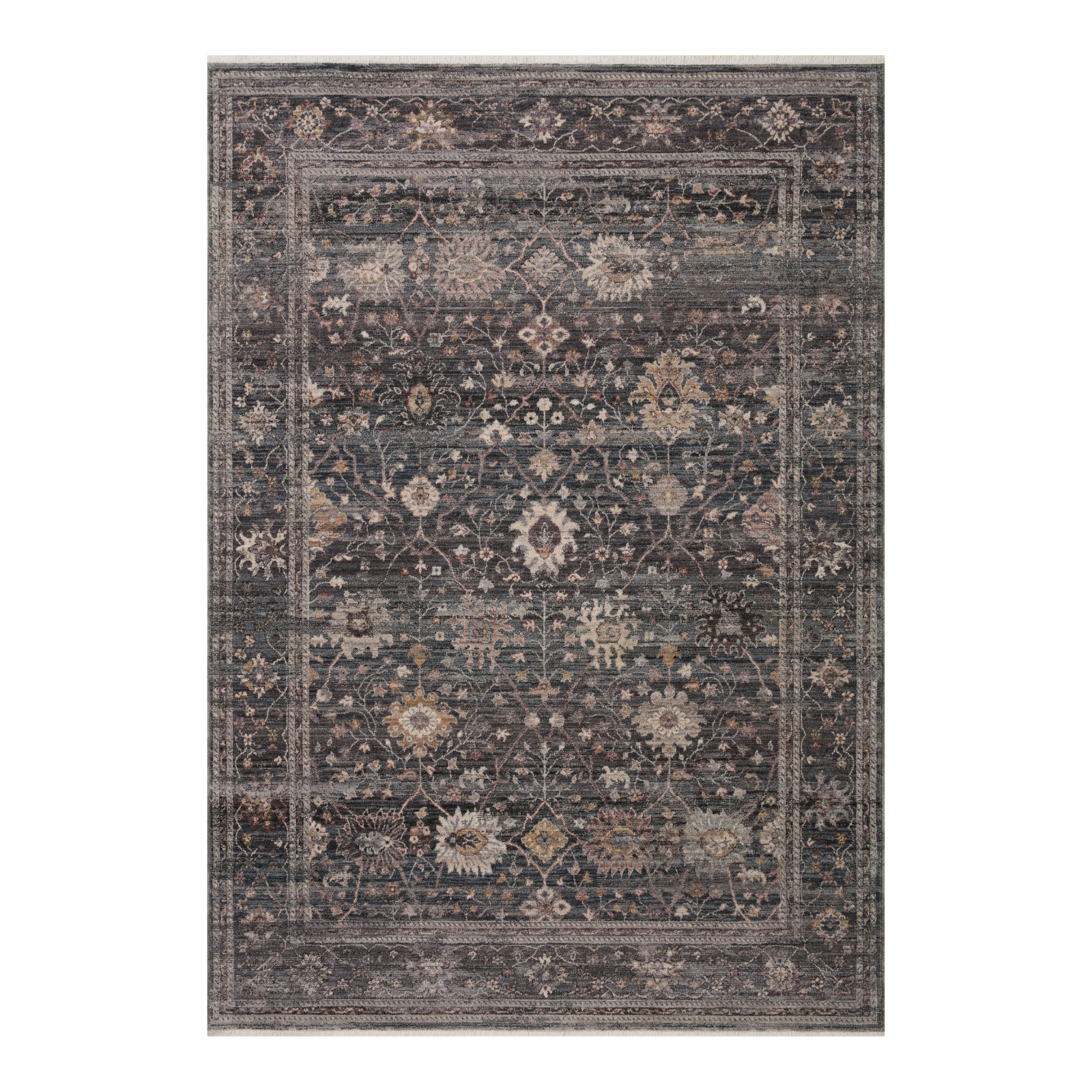 Loloi Lyra Ink / Multi Rug 0-RUGS-patterned Loloi
