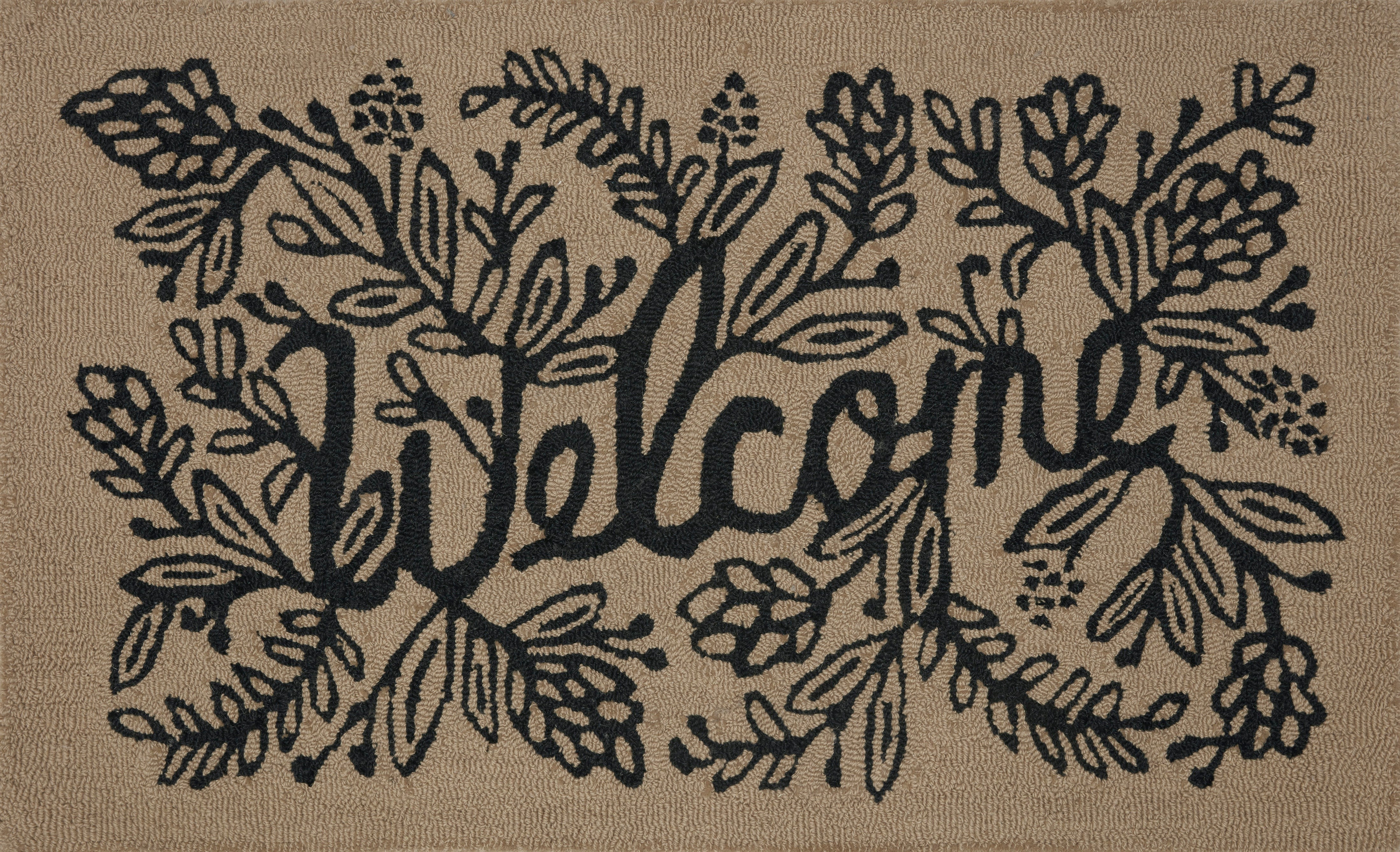 Rifle Paper Co. x Loloi Minnie Welcome Cream Rug 3 - RUGS - patterned Loloi