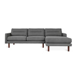 Gus* Modern Miller Bi-Sectional 2 - FURNITURE - sectional Gus Andorra Pewter
