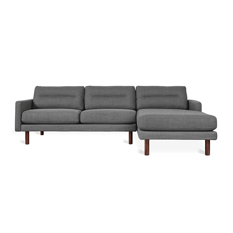 Gus* Modern Miller Bi-Sectional 2 - FURNITURE - sectional Gus Andorra Pewter
