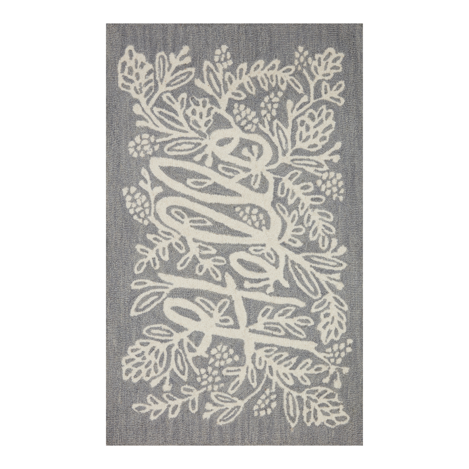 Rifle Paper Co. x Loloi Minnie Hello Grey Rug 3 - RUGS - patterned Loloi