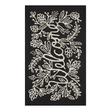 Rifle Paper Co. x Loloi Minnie Welcome Black Rug 3 - RUGS - patterned Loloi