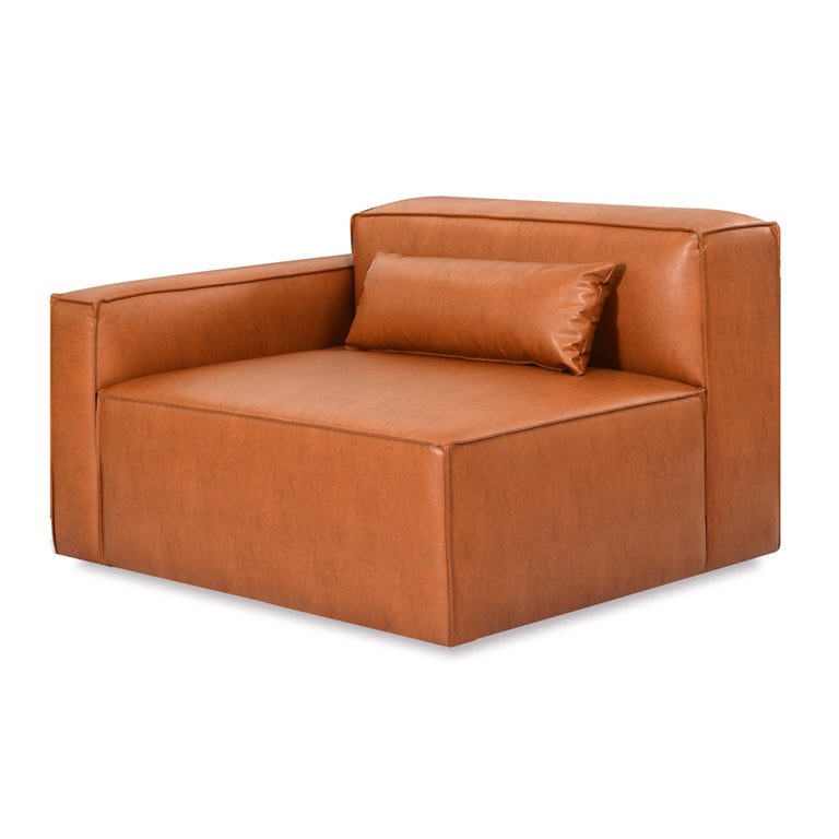 Gus* Modern Mix Modular Arm Left 8 - b - FURNITURE - modular - mix Gus Vegan Appleskin Leather Cognac