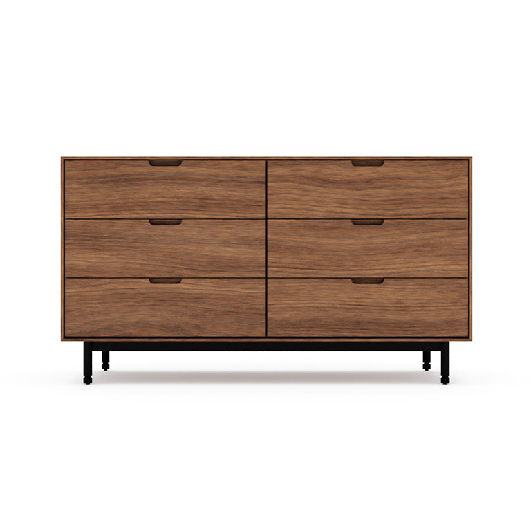 Gus* Modern Munro 6 Drawer Dresser 16 - FURNITURE - dresser Gus walnut