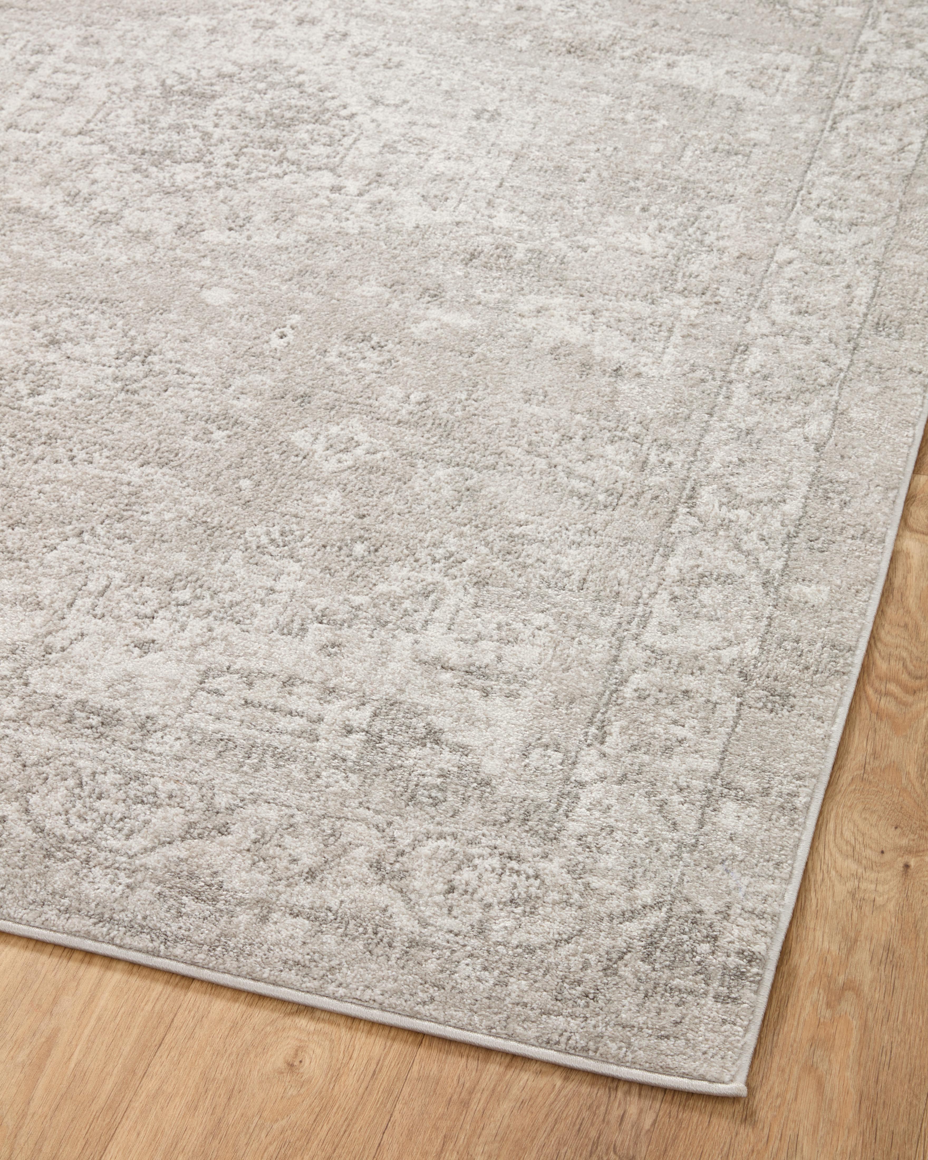 Loloi Odette Silver / Ivory Rug 0-RUGS-patterned Loloi