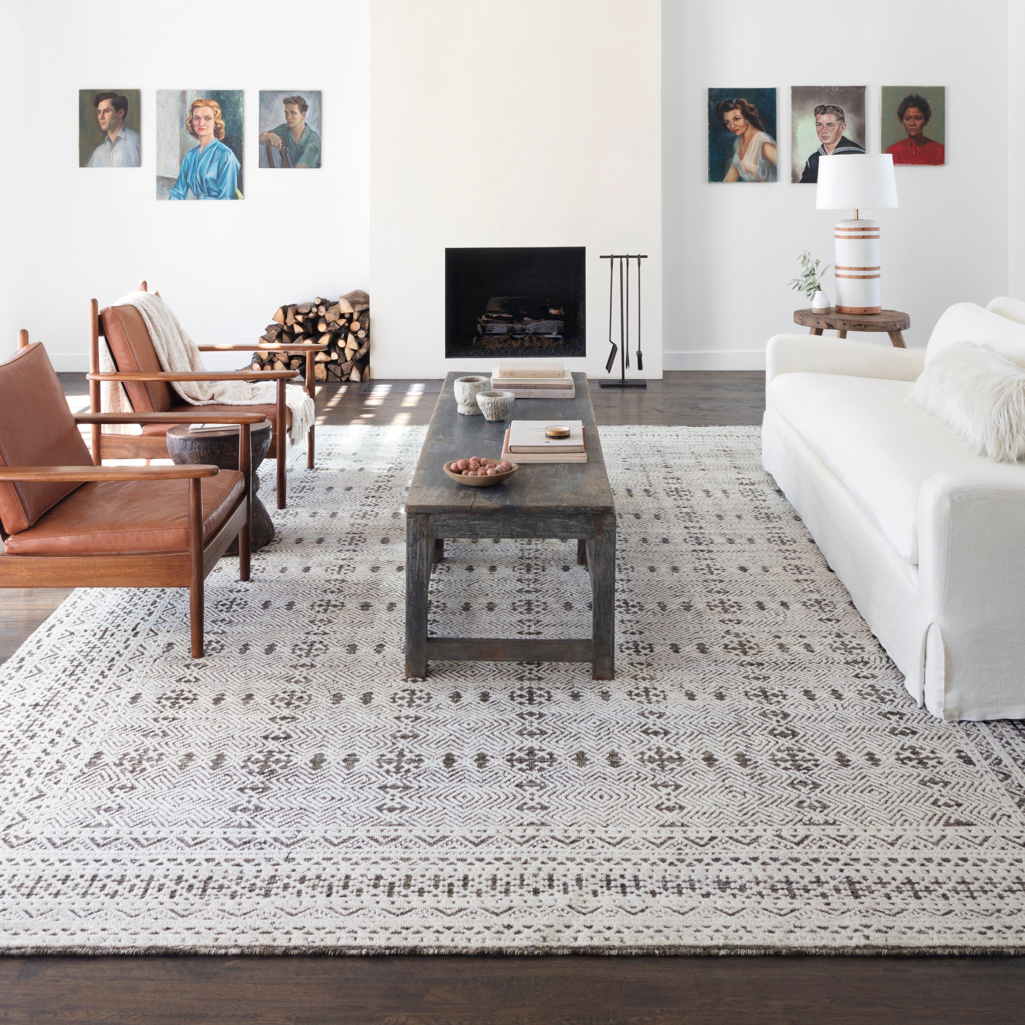 Loloi Origin Grey / Ivory Rug 2-RUGS - wool Rug & Weave