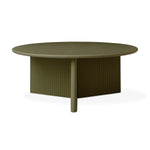 Gus* Modern Odeon Coffee Table - Olive 4 - b - FURNITURE - coffee table - round Gus