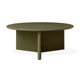 Gus* Modern Odeon Coffee Table - Olive 4 - b - FURNITURE - coffee table - round Gus