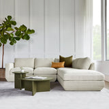 Gus* Modern Odeon Coffee Table - Olive 4 - b - FURNITURE - coffee table - round Gus