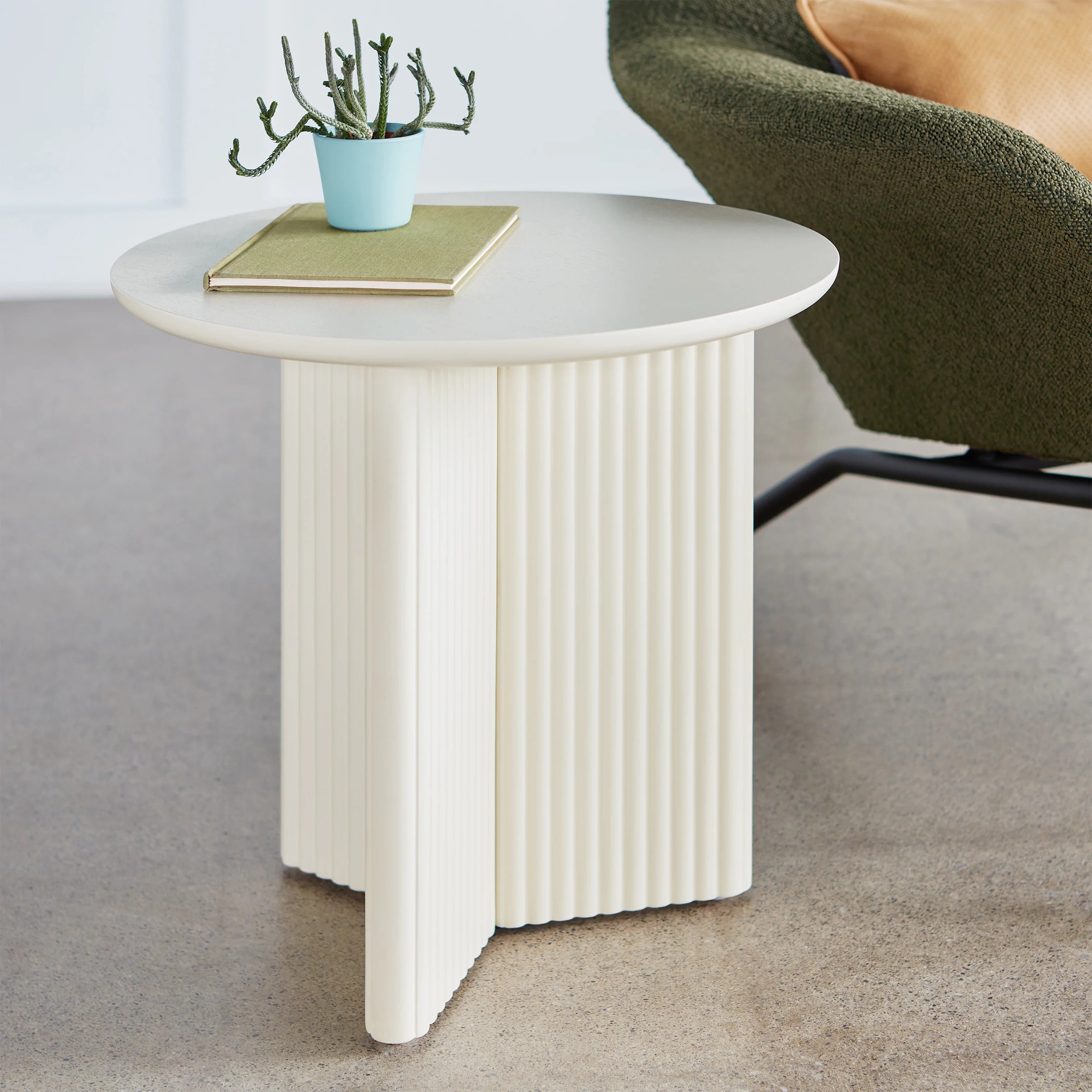 Gus* Modern Odeon End Table - Pearl 5 - a- FURNITURE - accent table - wood Gus