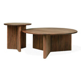 Gus* Modern Odeon Coffee Table - Walnut 4 - b - FURNITURE - coffee table - round Gus