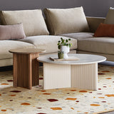 Gus* Modern Odeon End Table - Pearl 5 - a- FURNITURE - accent table - wood Gus