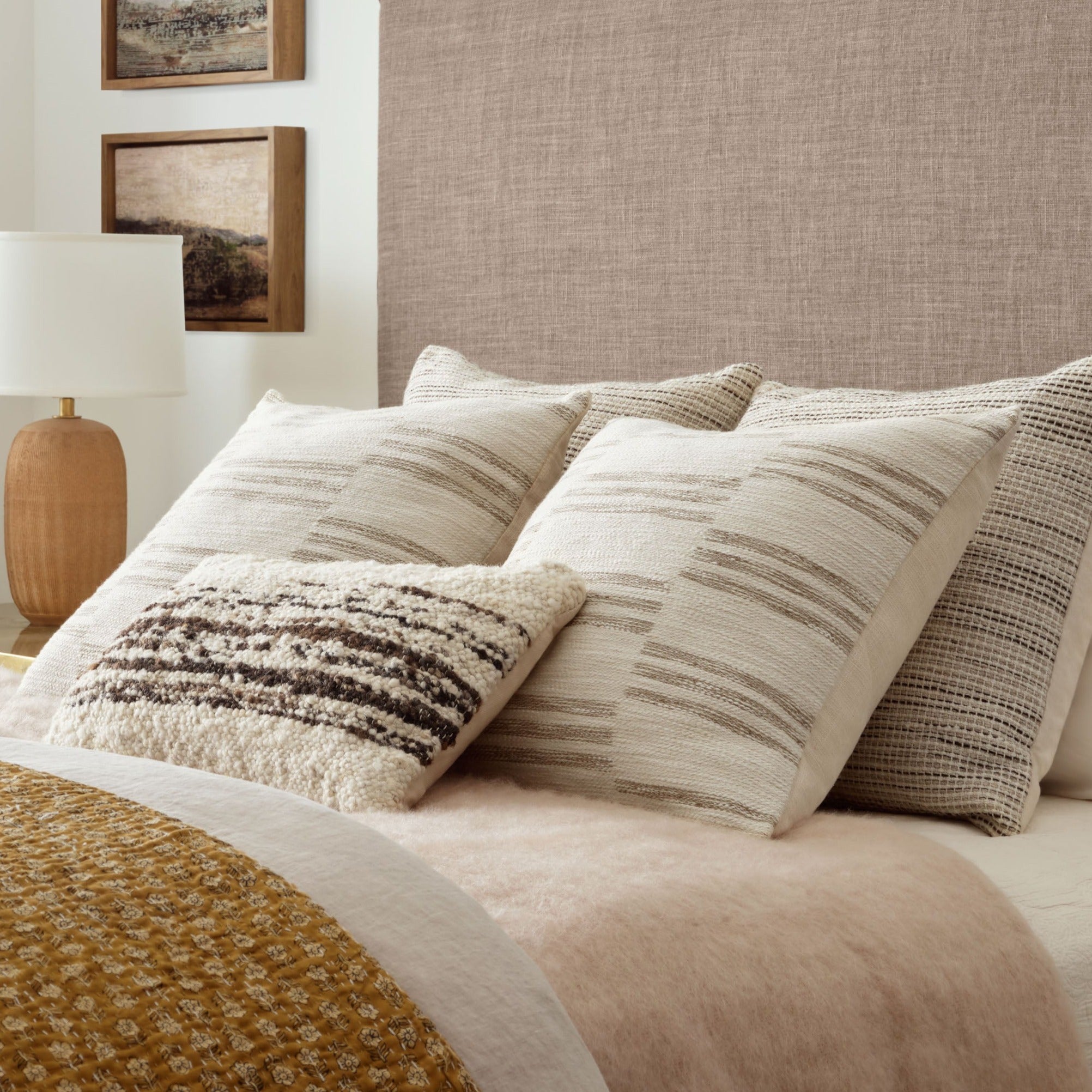 Amber Lewis x Loloi Joan Pillow Throw Pillow Loloi